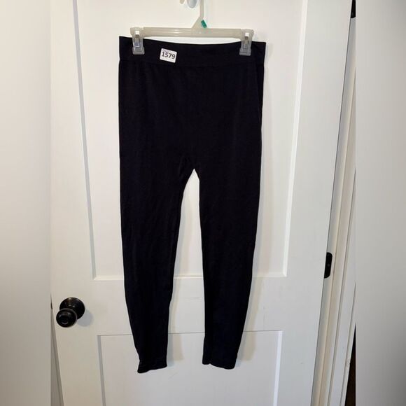 George Black Leggings with Snug Fit and Smooth Finish - Picture 1 of 5